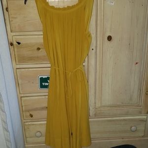 Yellow women's dress